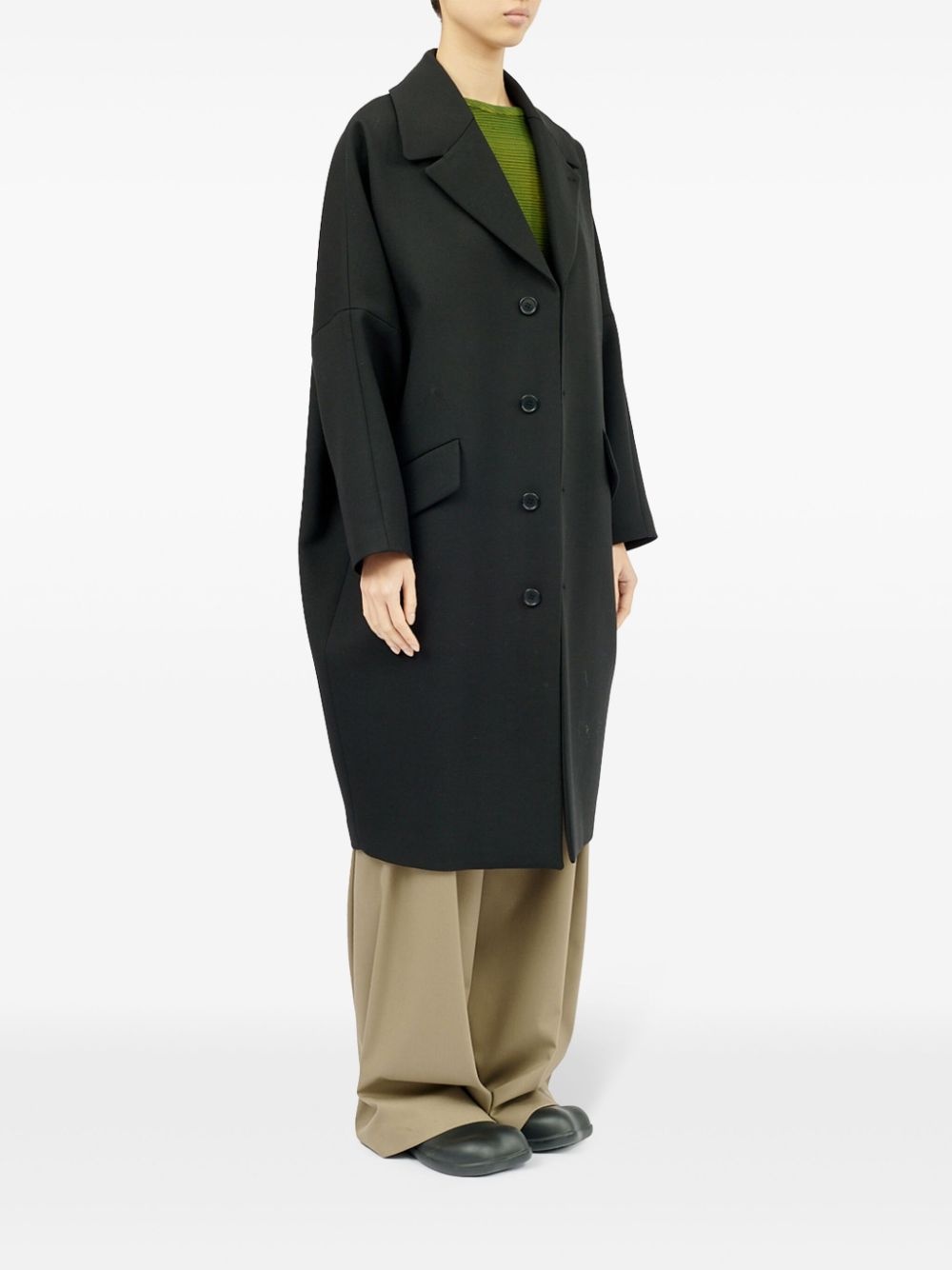 single-breasted wool jacket - 3