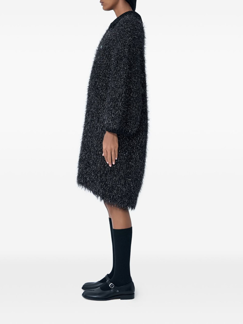 LACOSTE logo-detail sweater dress outlook