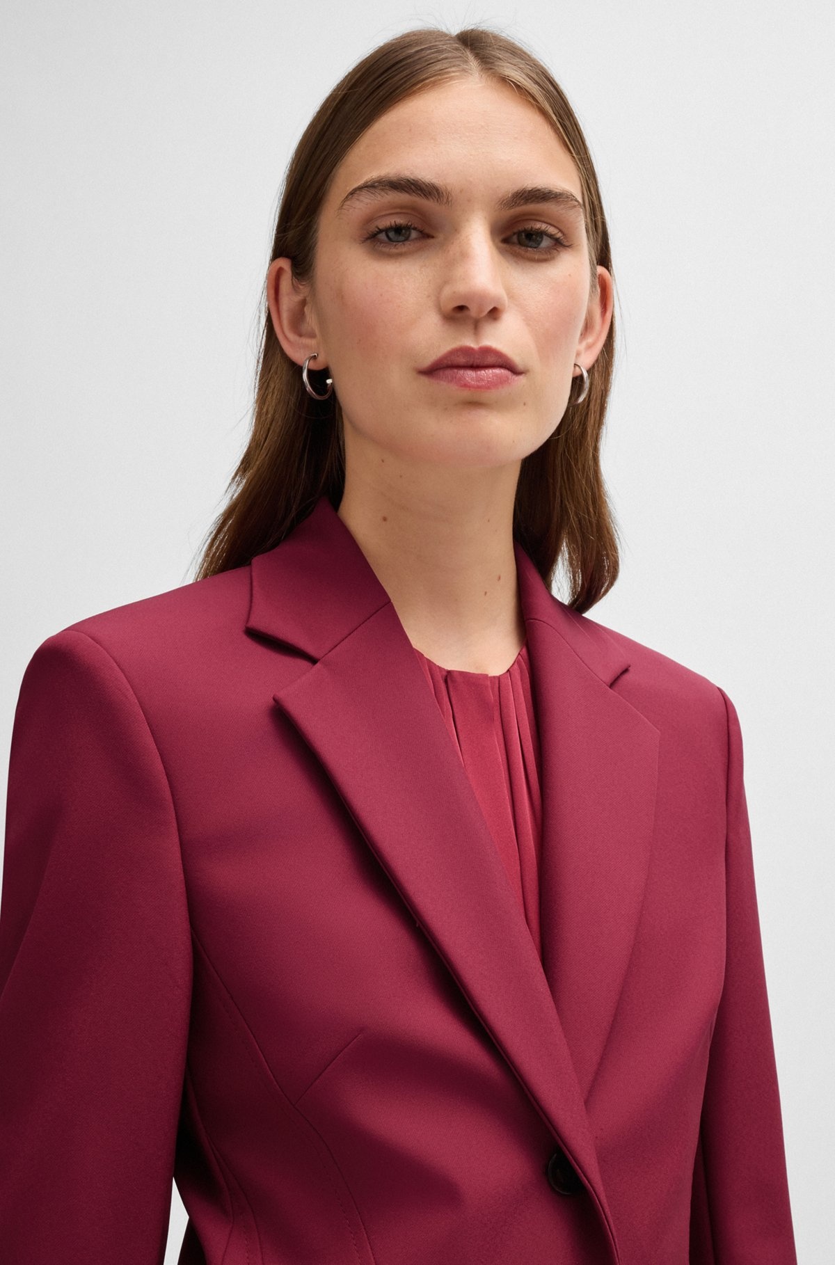 SLIM-FIT JACKET IN PERFORMANCE-STRETCH MATERIAL - 5