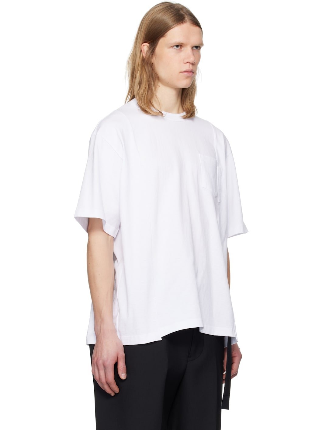 White Cotton Jersey T-shirt - 2