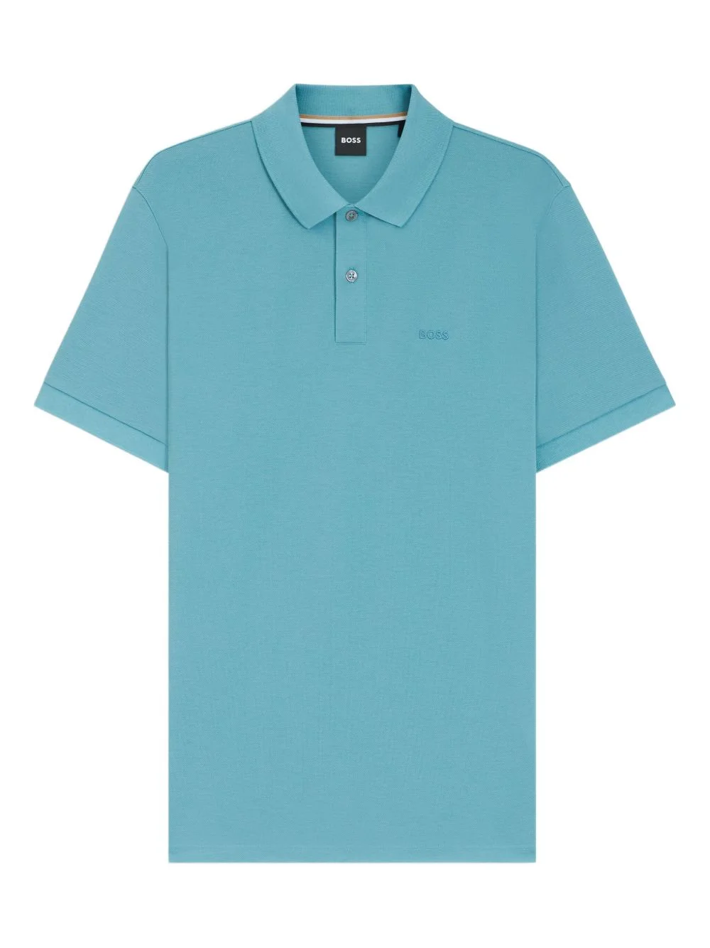 logo-embroidered polo shirt - 1