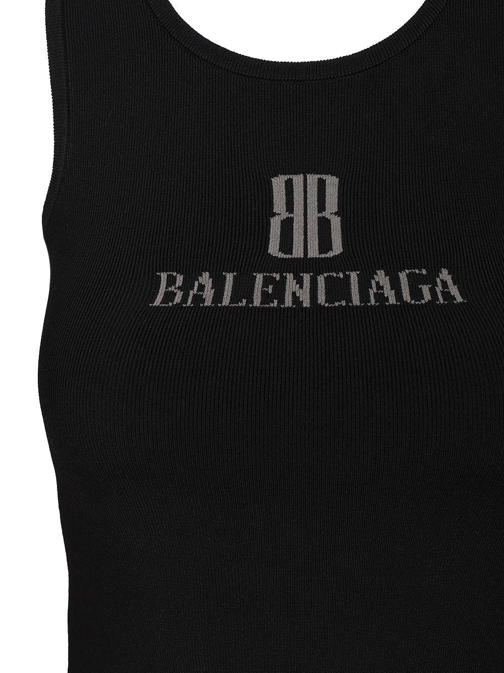 Tank Top Tops Black - 3