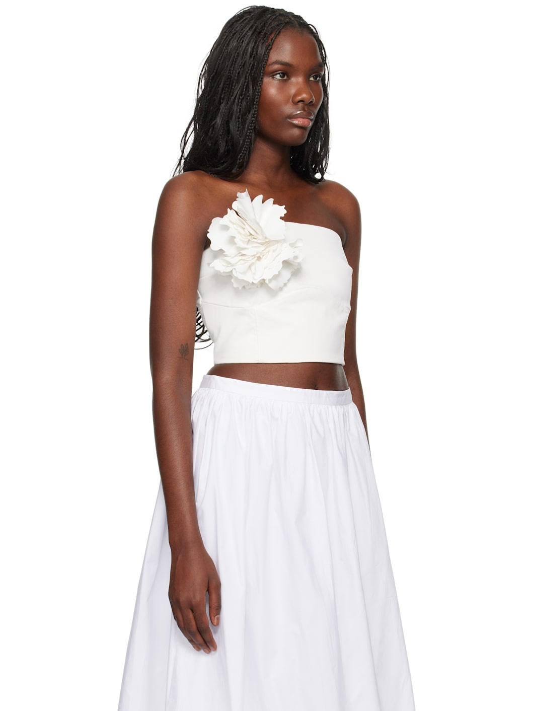 SSENSE Exclusive White Gioconda Bandeau Top - 2