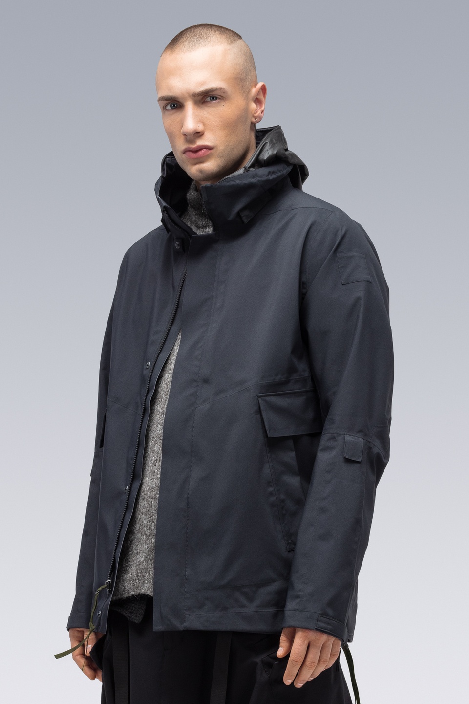 ACRONYM J27-GT 3L Gore-Tex Pro Field Jacket Black | REVERSIBLE