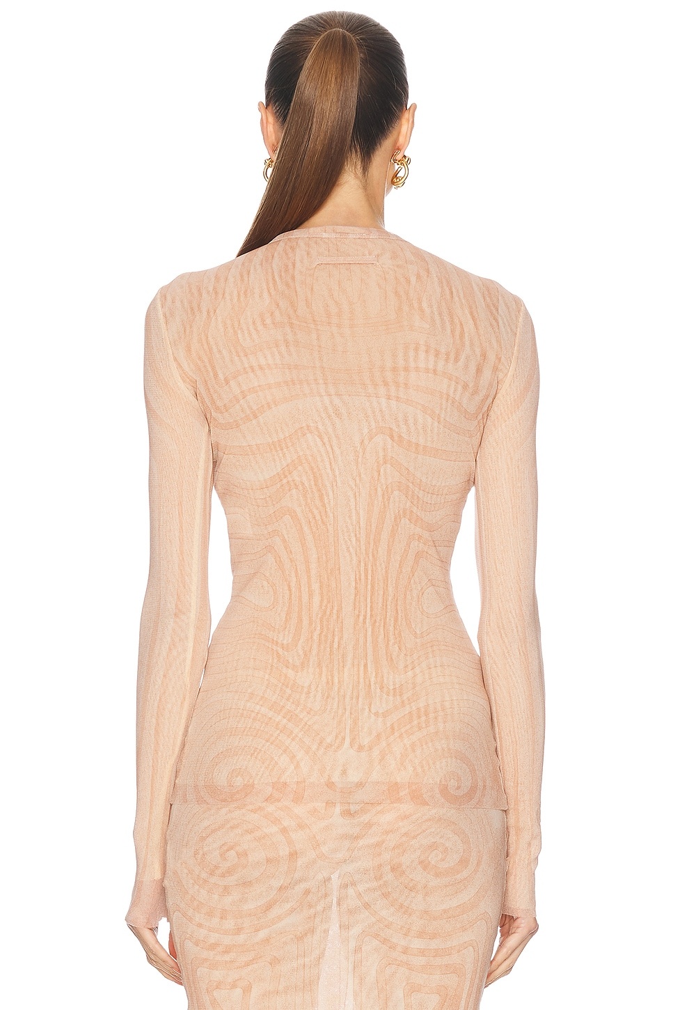 Spiral Long Sleeve Top - 3