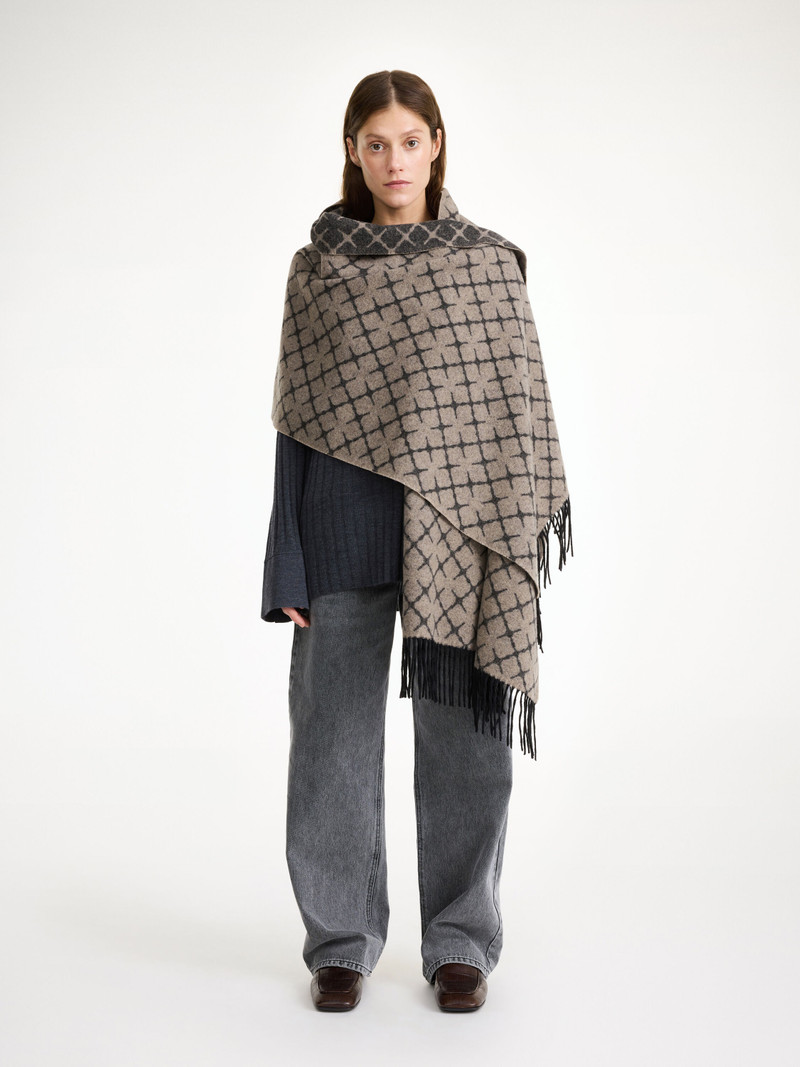 BY MALENE BIRGER Ortega cashmere-blend scarf outlook