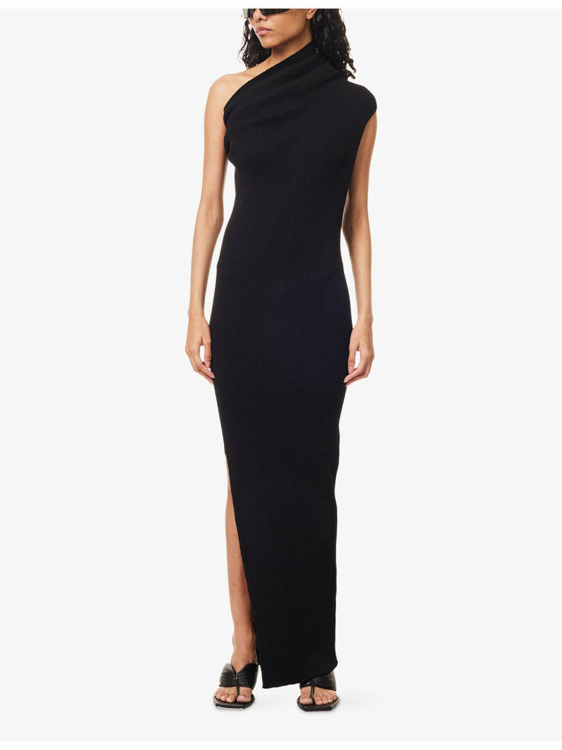 Rick Owens Athena Sleeveless Woven Maxi Dress outlook