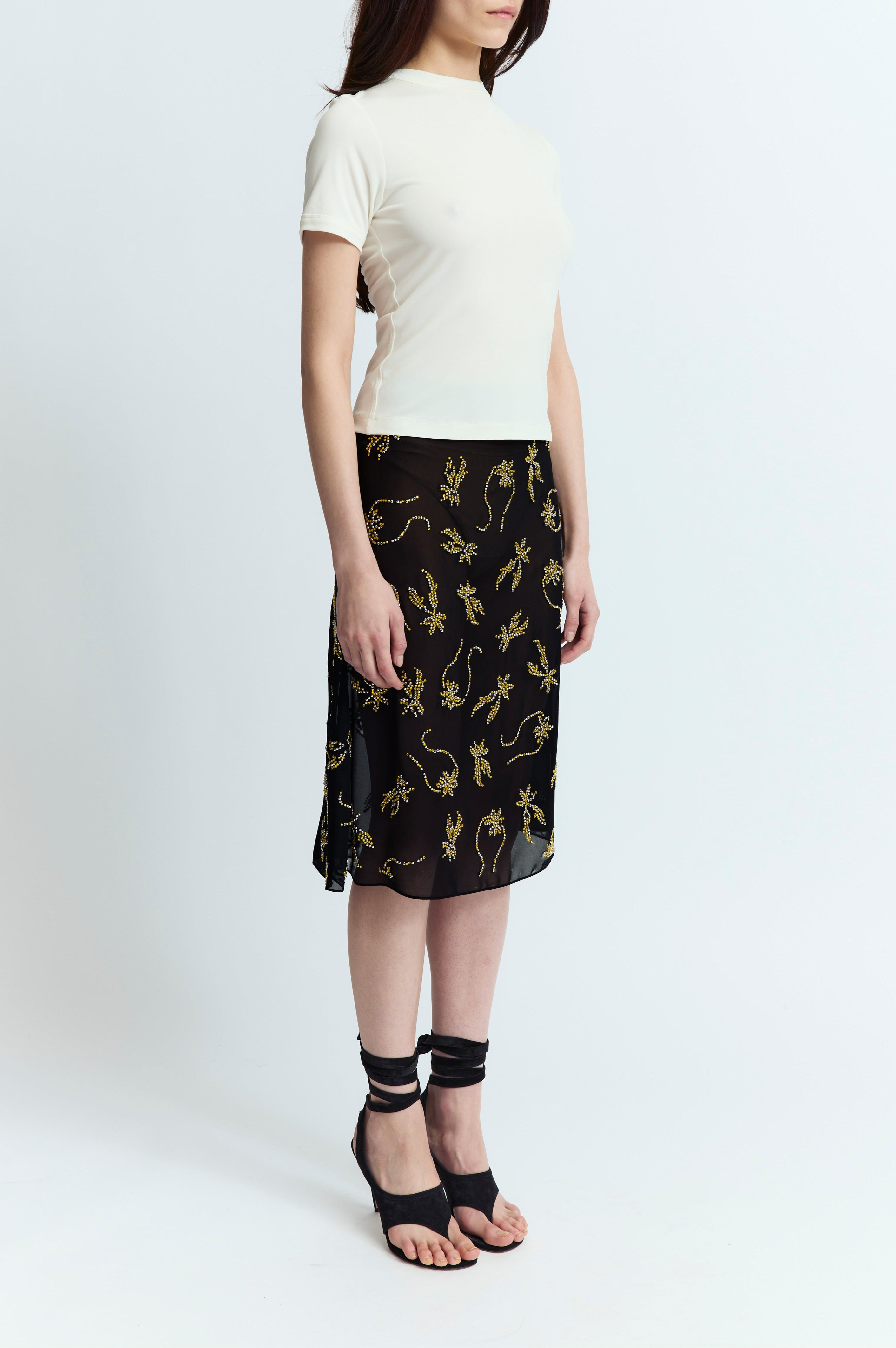 DAFNE SKIRT IN CHIFFON - 3