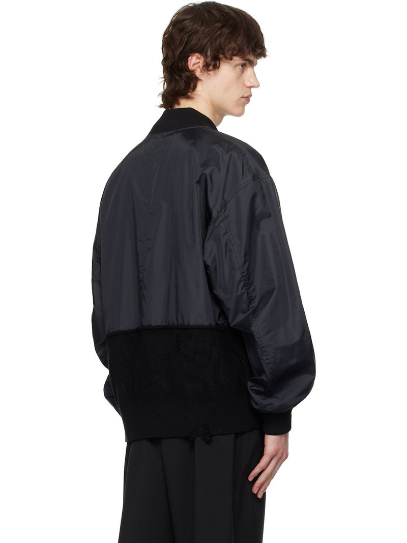 Black UC1E4207-2 Bomber Jacket 3
