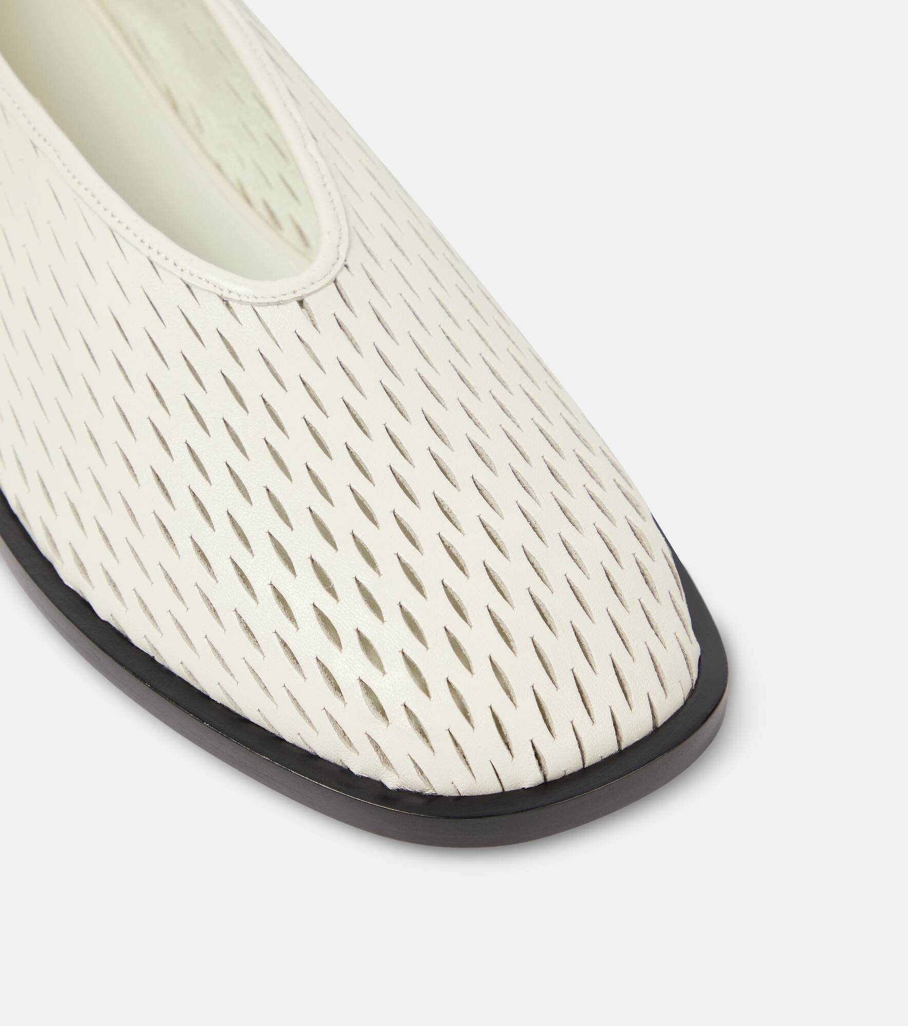 Leather ballet flats - 6