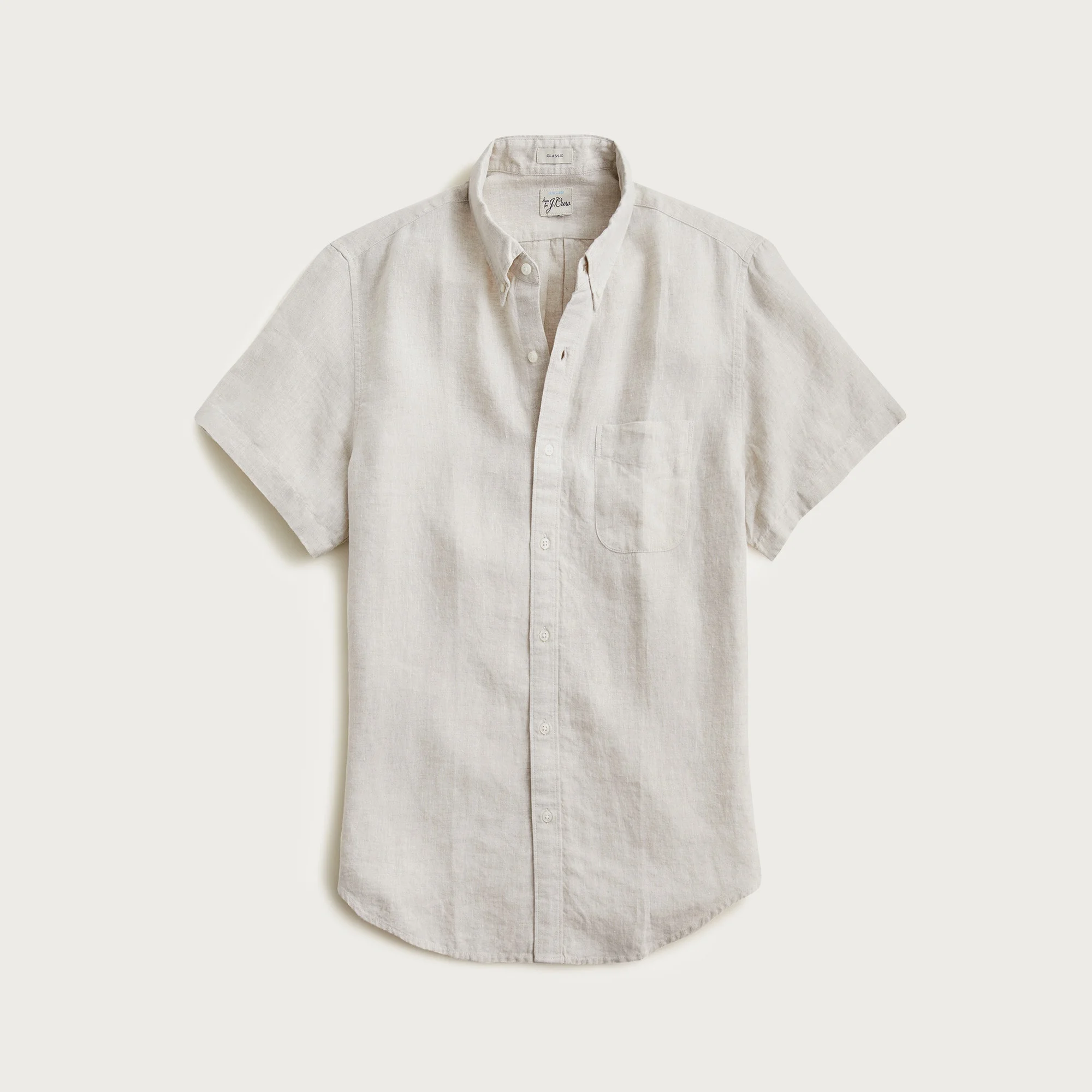 Short-sleeve Baird McNutt Irish linen shirt - 1