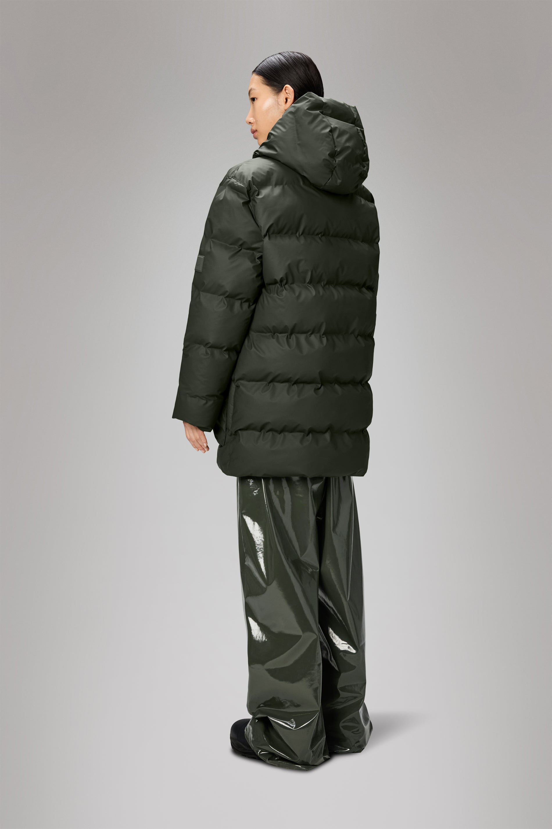 Alta Long Puffer Cargo Jacket - 3