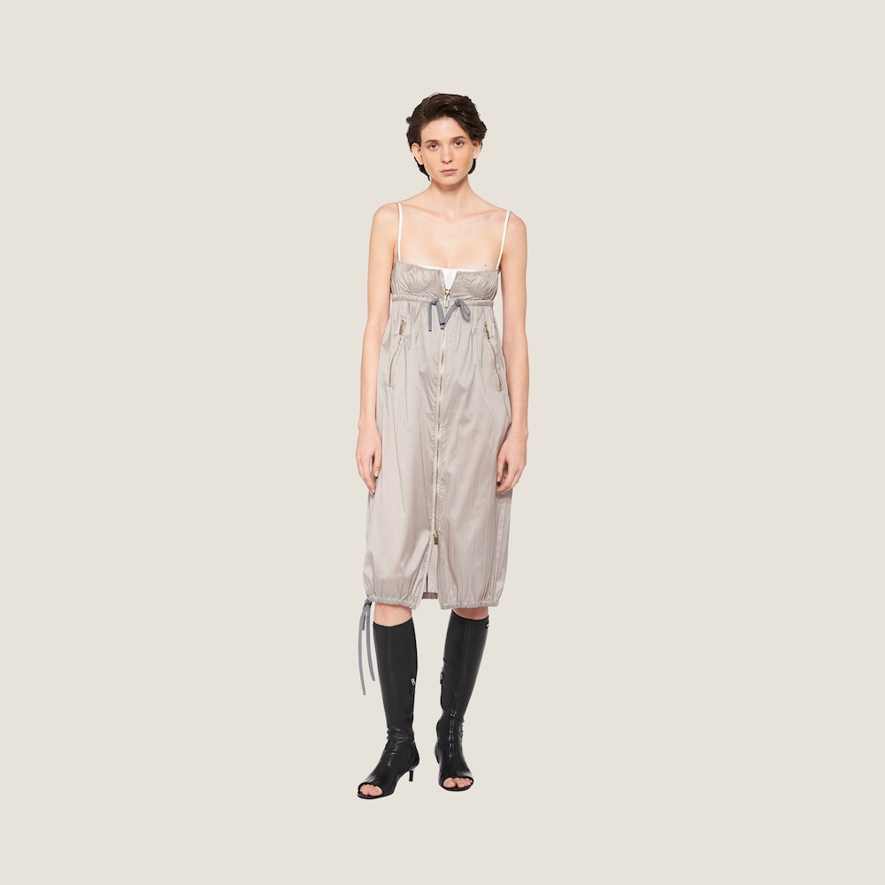 Technical silk bustier dress - 2
