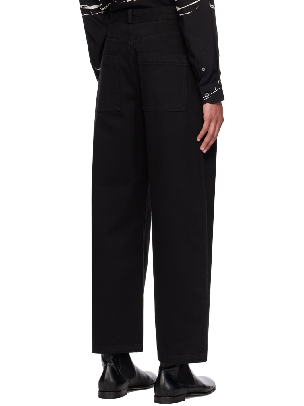 Black Bonded Jeans - 3