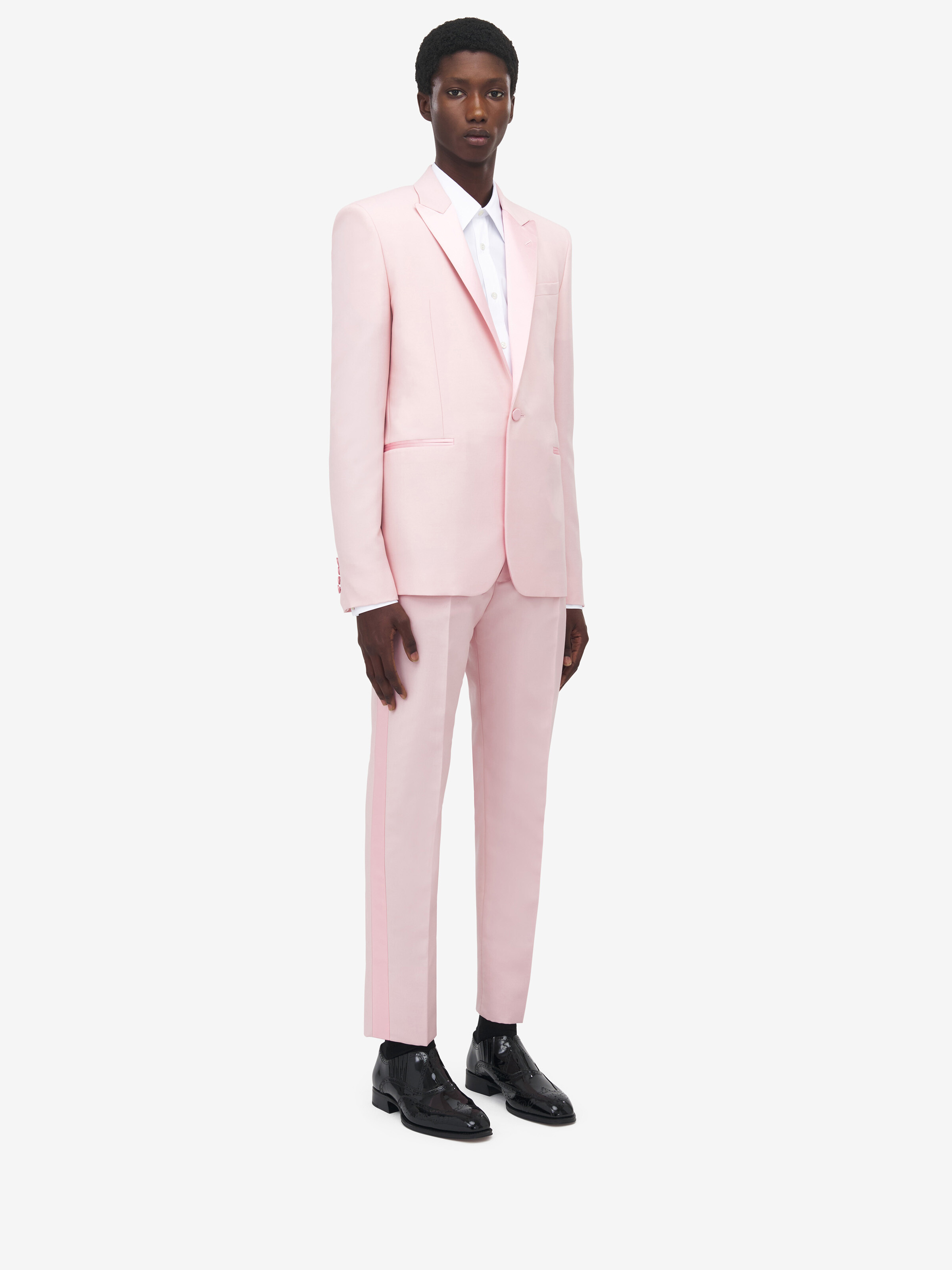 Single-Breasted Tuxedo Jacket - 4