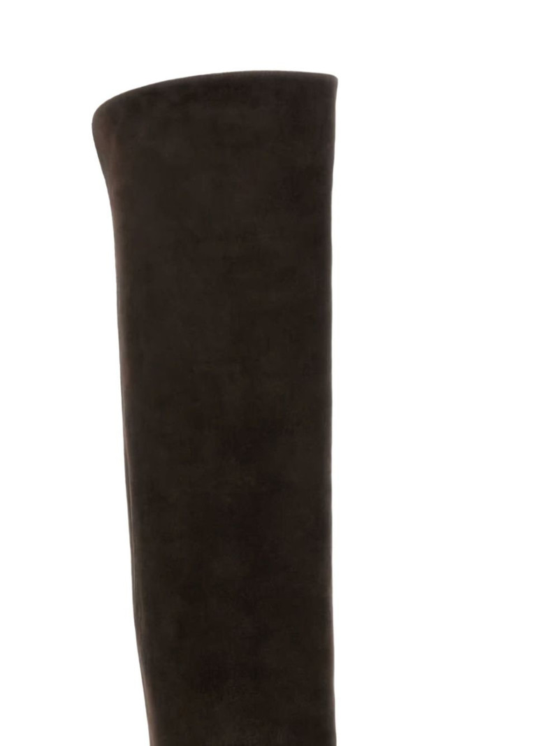 Gianvito Rossi 90mm Hansen suede boots outlook