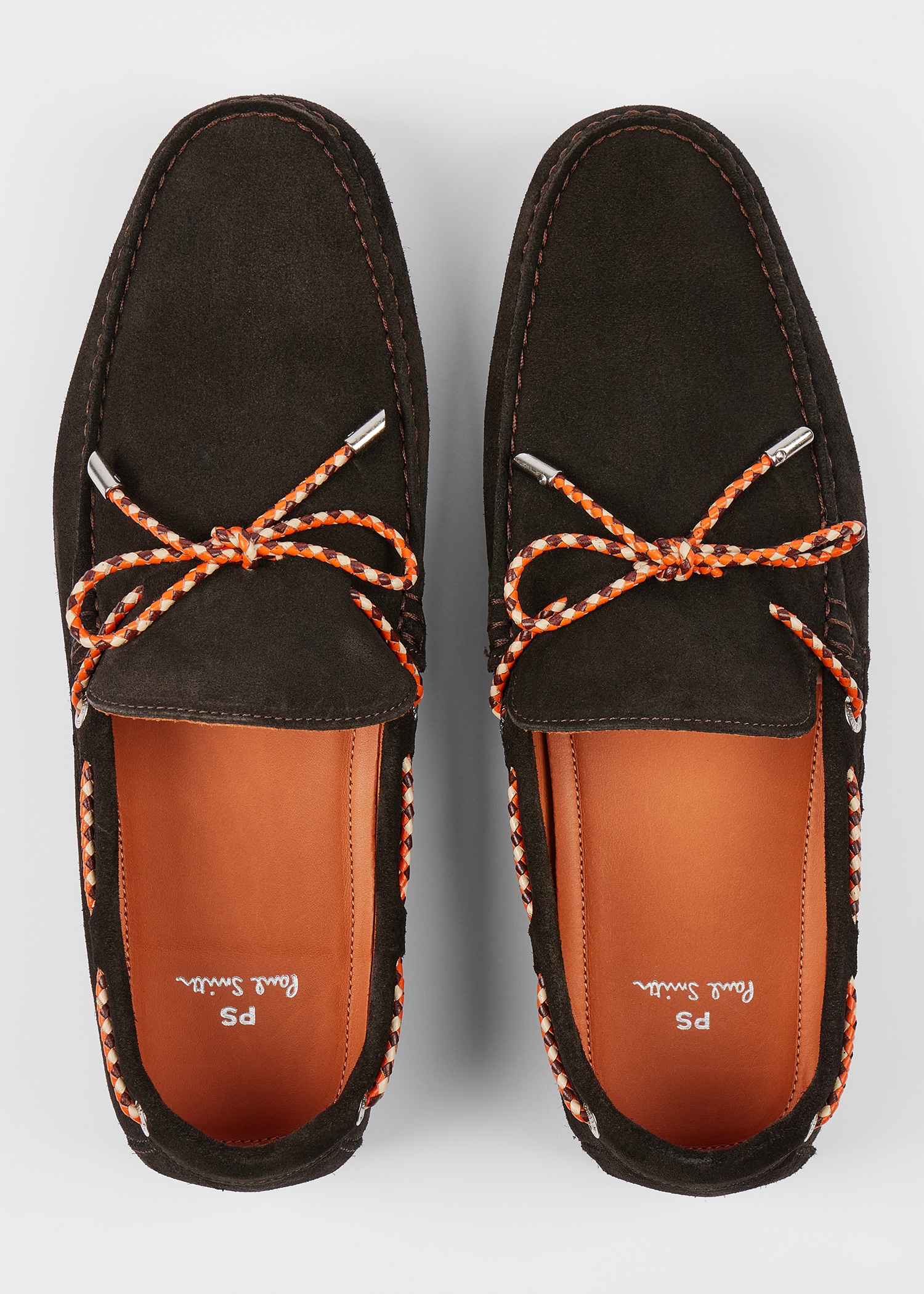 Dark Brown Suede 'Springfield' Driving Loafers - 5