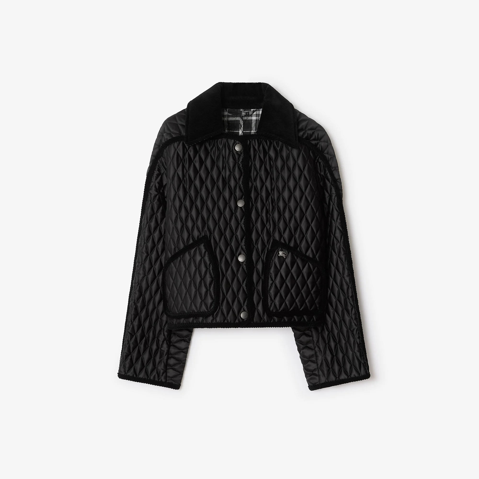 Cropped Quilted Nylon Floriston Jacket - 1