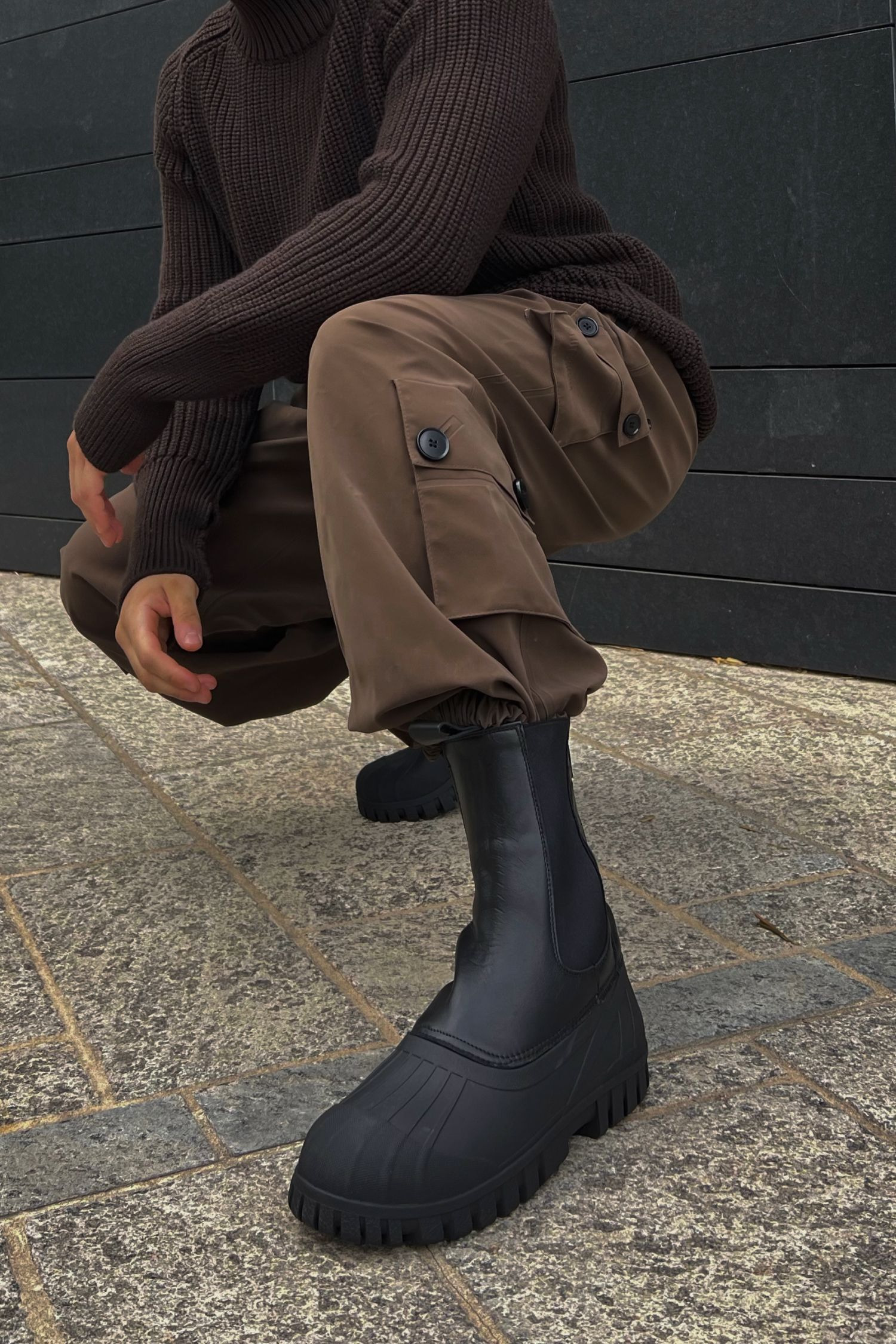 Patrol Boot Shaft Leather Black - 2