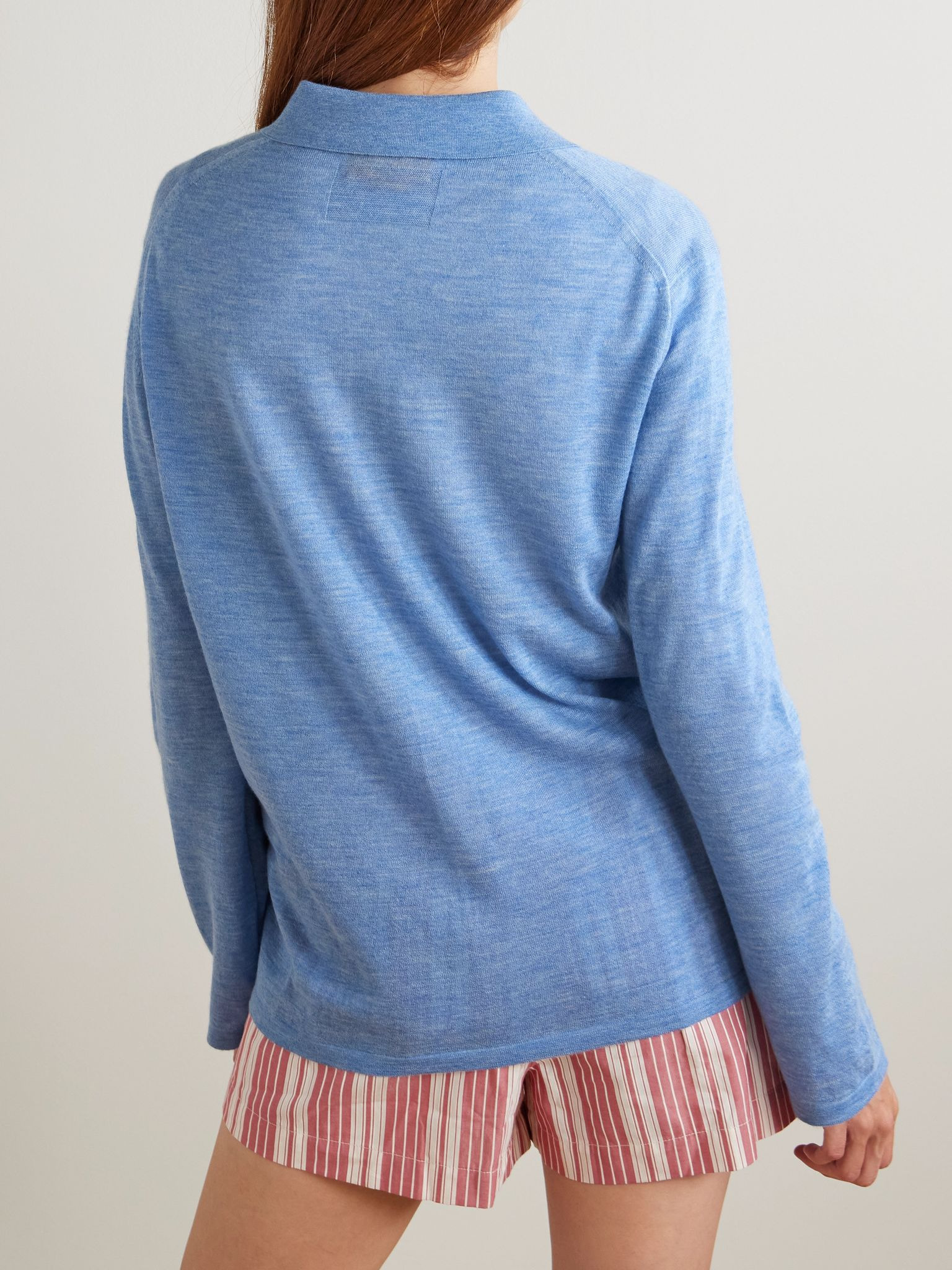 Showtime cashmere shirt Blue - 3