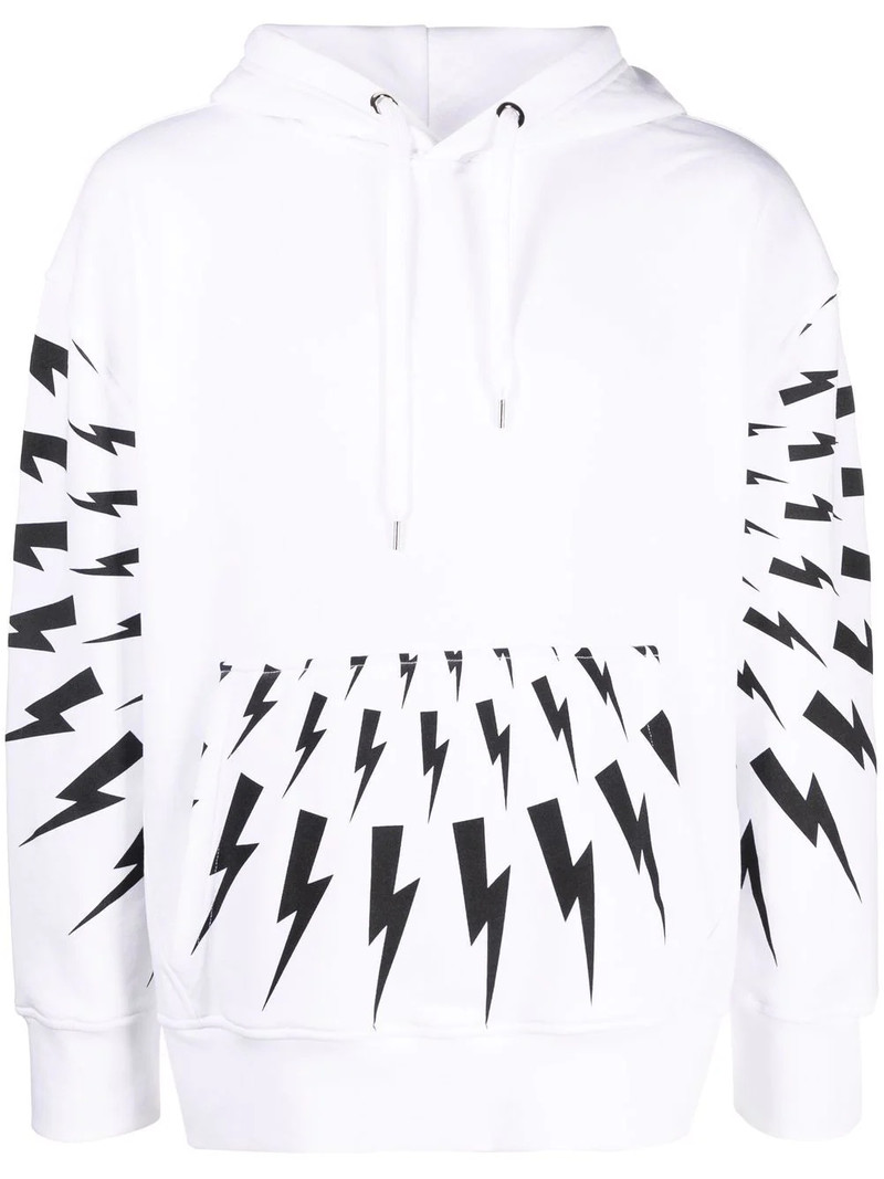 Neil Barrett Radial 공정한 섬 Popover Hoody 1