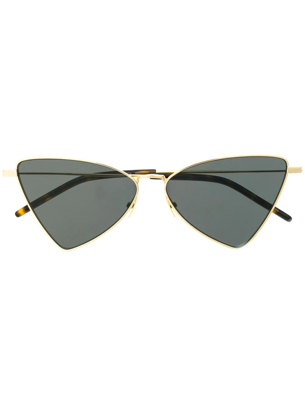 triangular frame sunglasses - 1