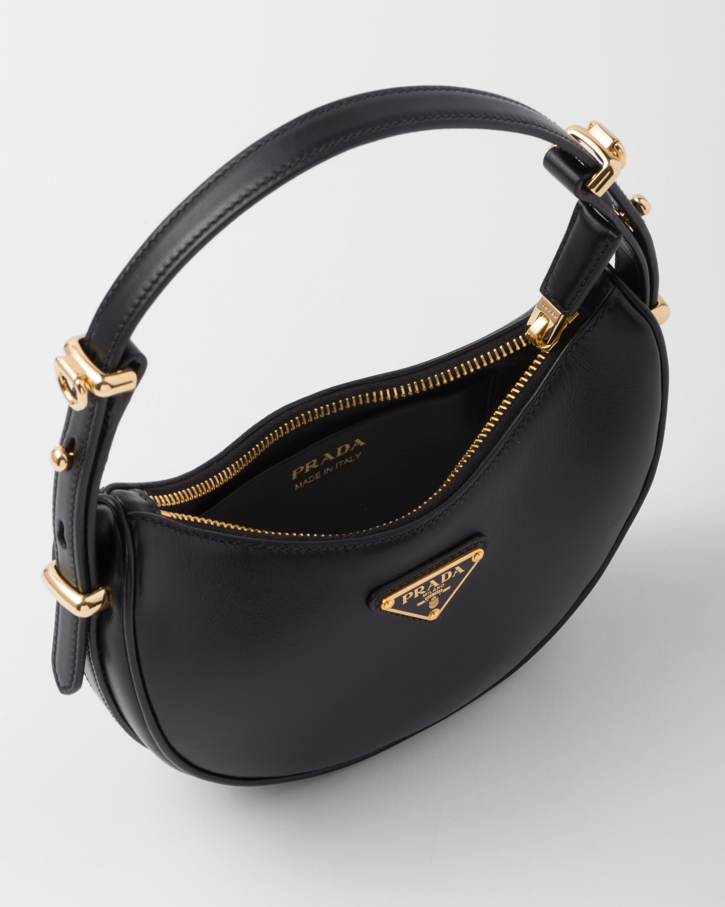 【PRADA】ARQUE MINI SHOULDER BAG Prada Prada Arqué Leather Mini Shoulder Bag | Saks Fifth Avenue
