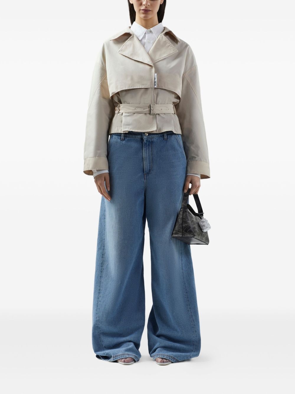 belted jacket - 2