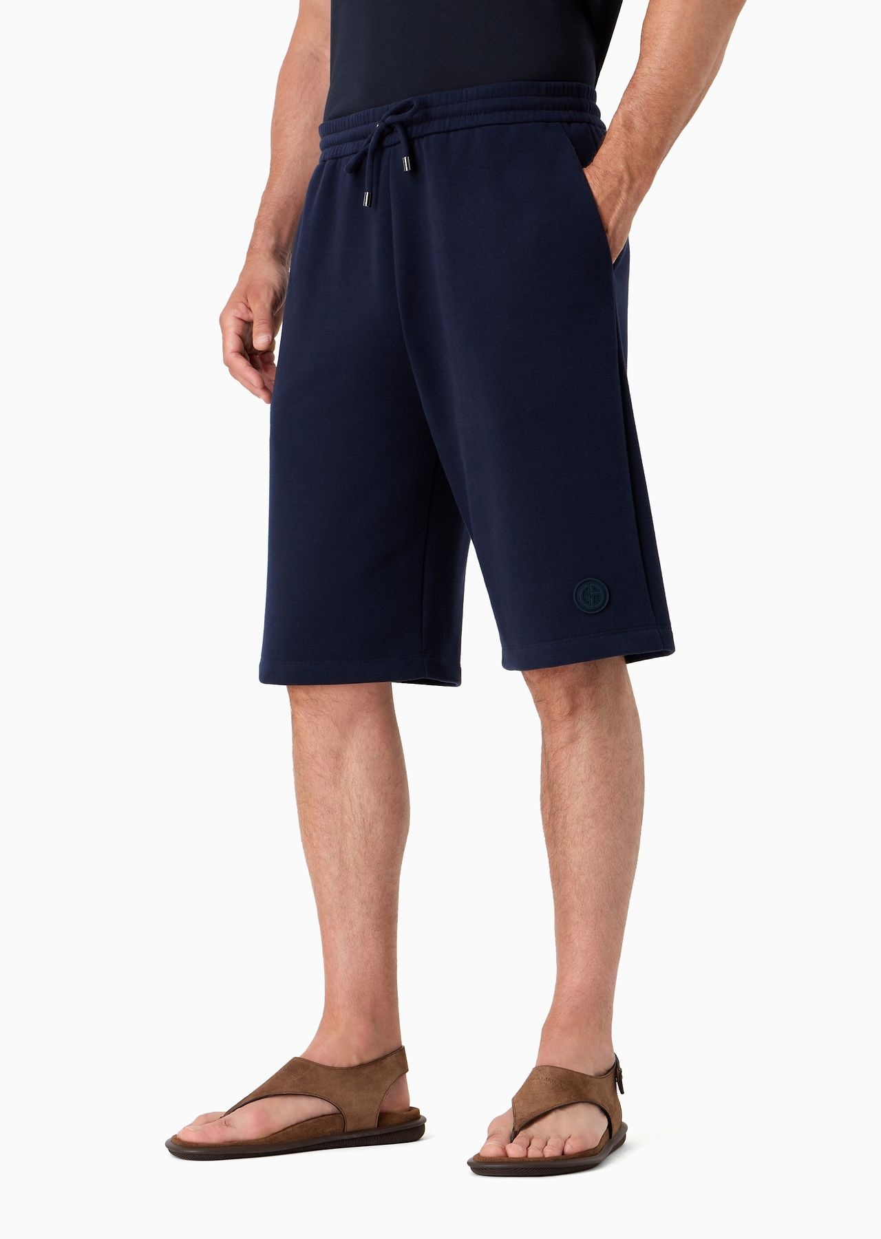 ASV cotton-blend jersey-fleece Bermuda shorts - 2