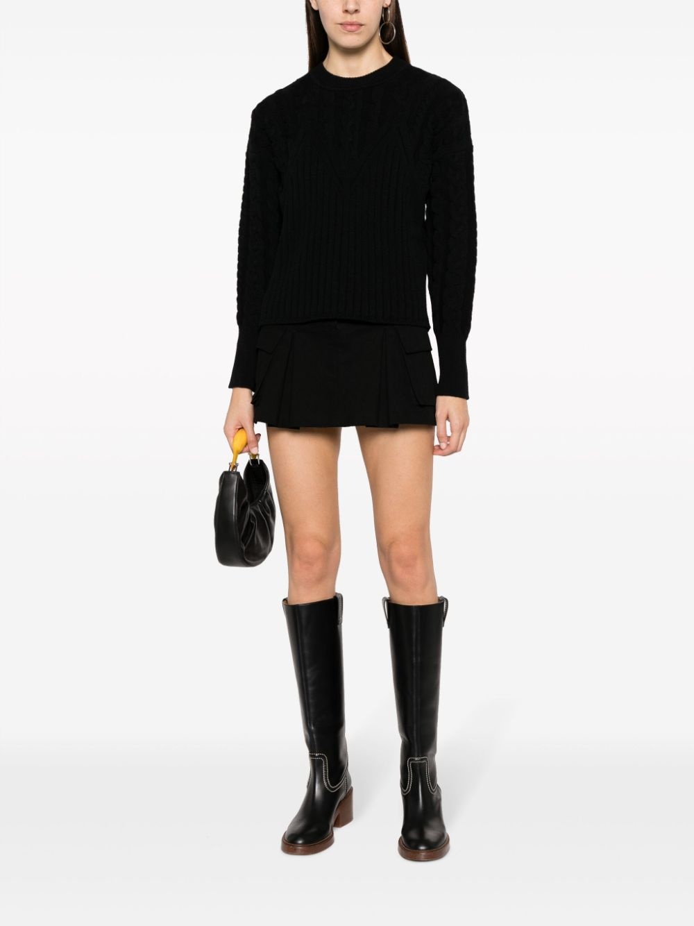 Armadillo ribbed-knit jumper - 2