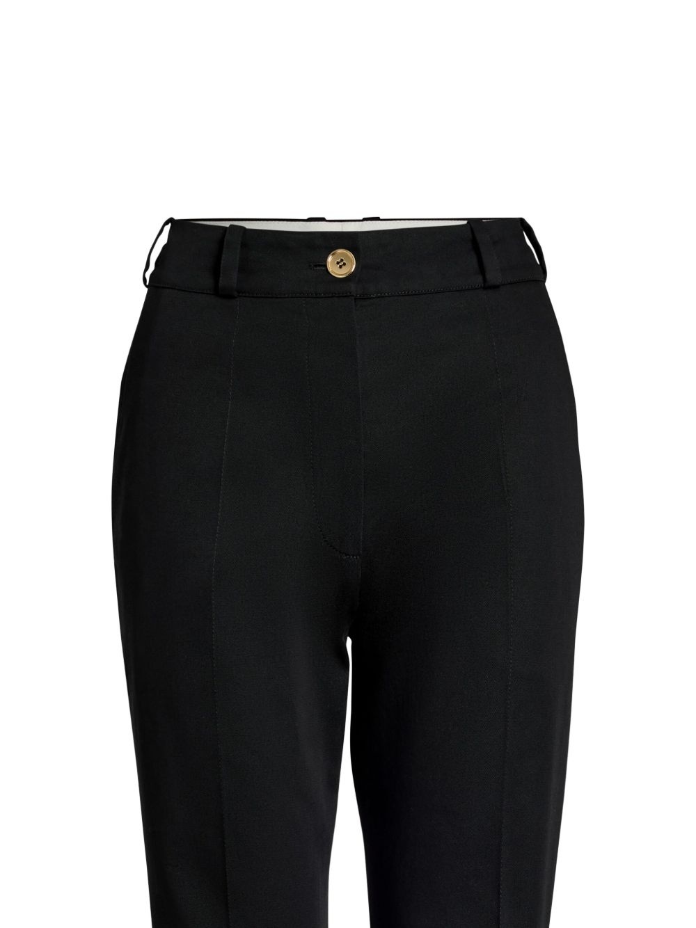 organic-cotton flared trousers - 2
