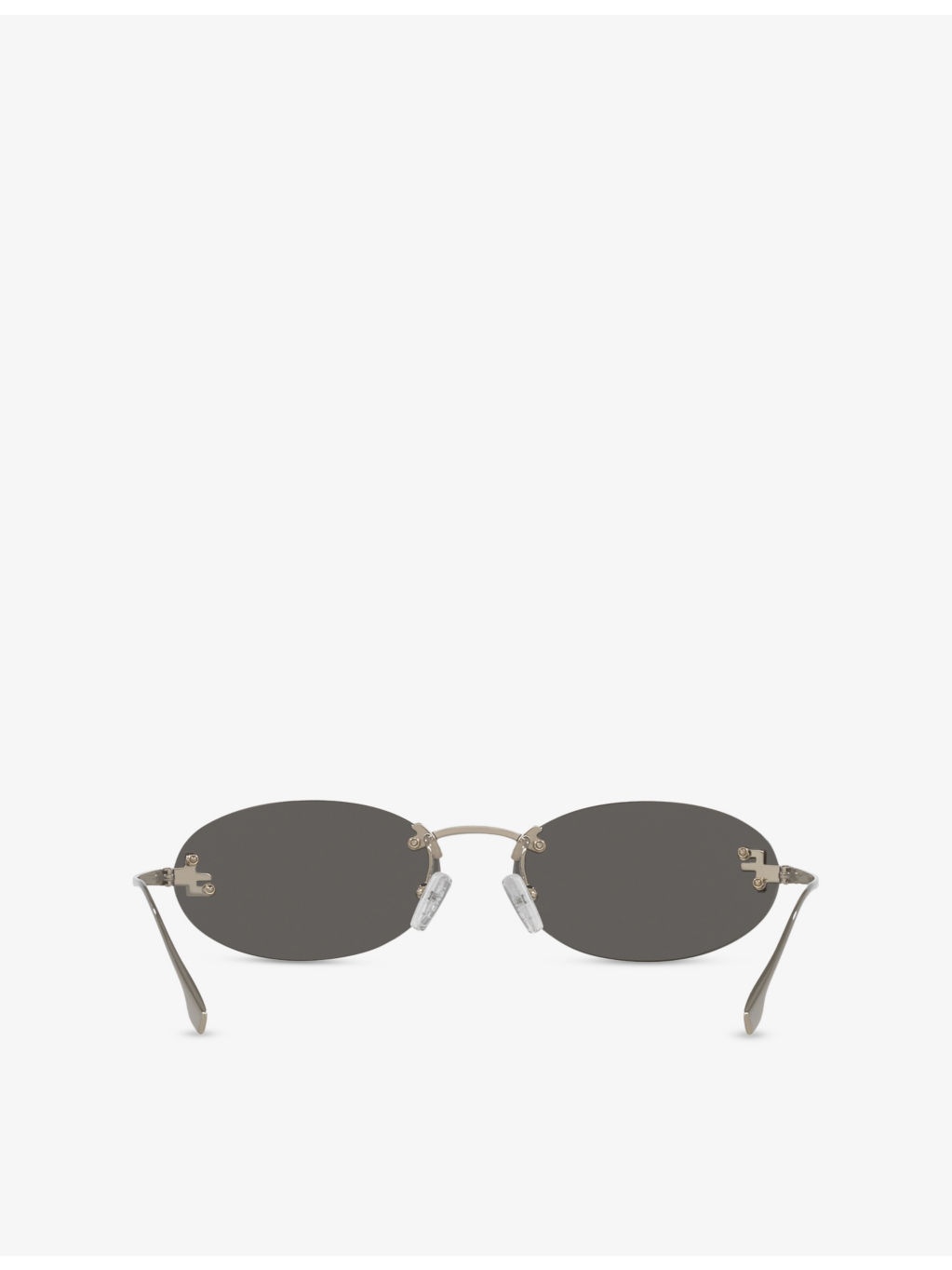FE4075US Oval-Frame Metal Sunglasses - 4