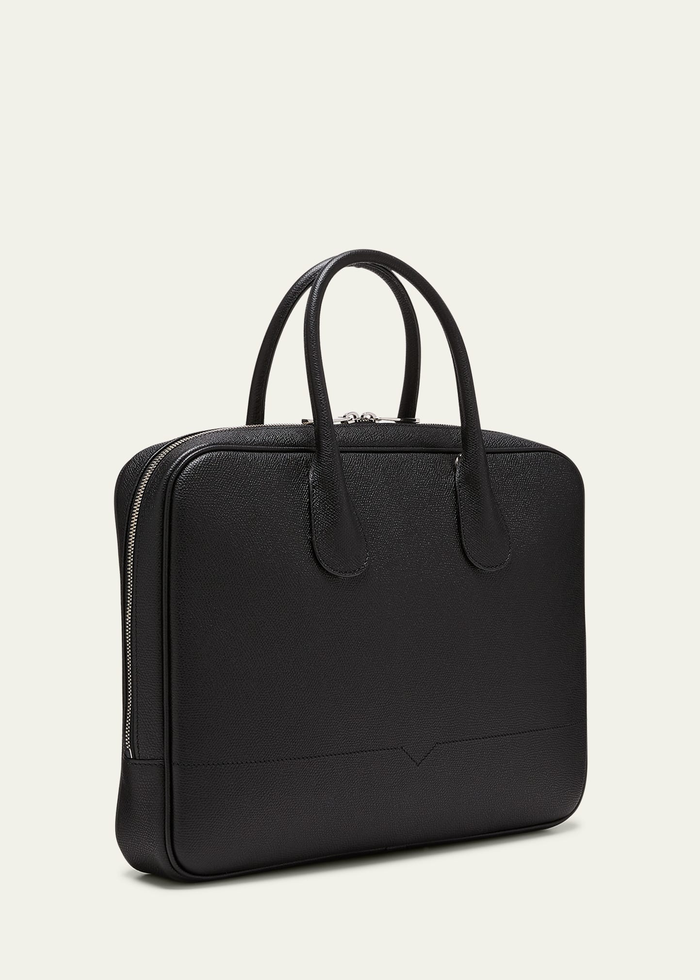 Men's MyLogo Leather Briefcase - 3