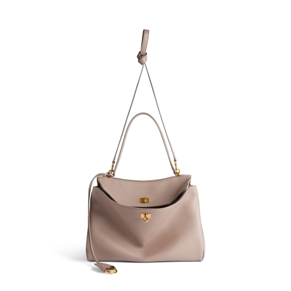 Women's Rodeo Handbag Medium Grained Calfskin in Sesame - 4