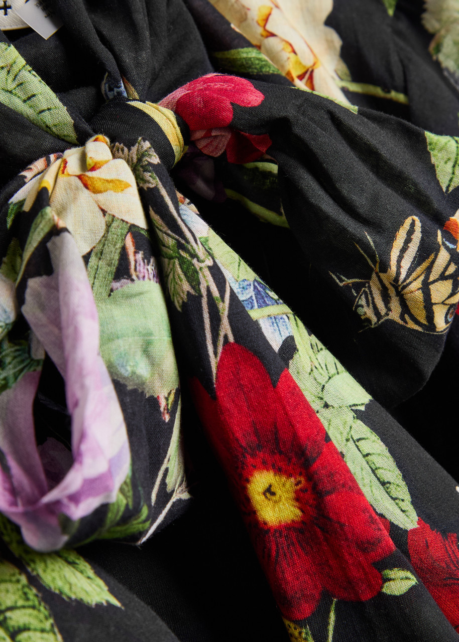 Alice + Olivia Lloyd Floral-print Cotton Blouse - 5