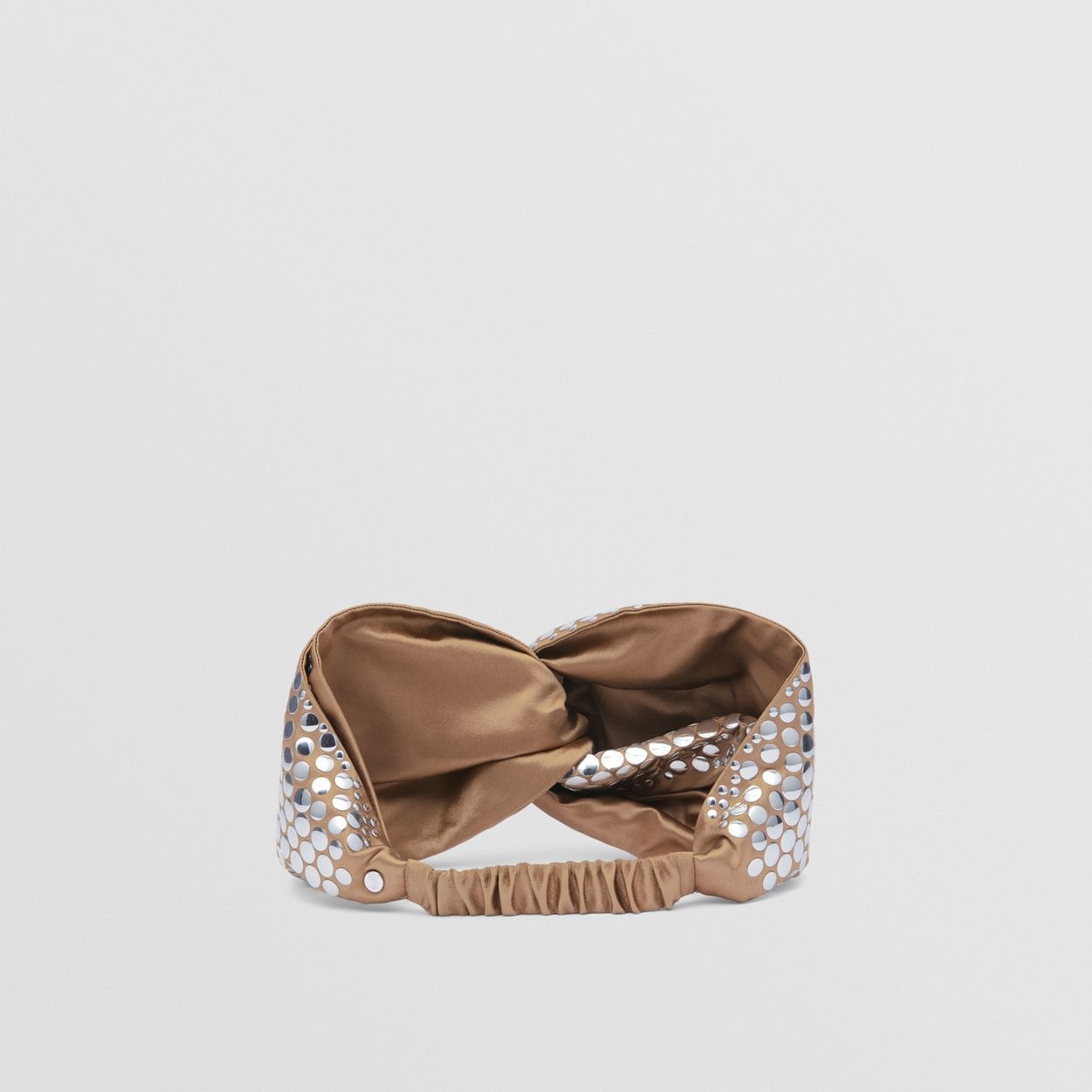 Metallic Paillette-embellished Silk Headband 4