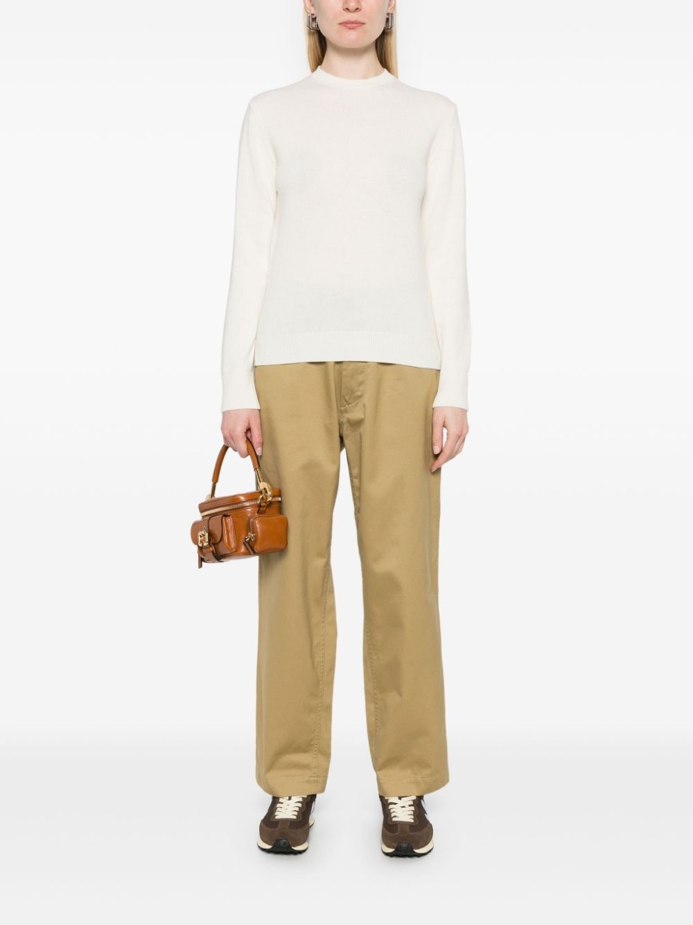 wide-leg chinos - 2