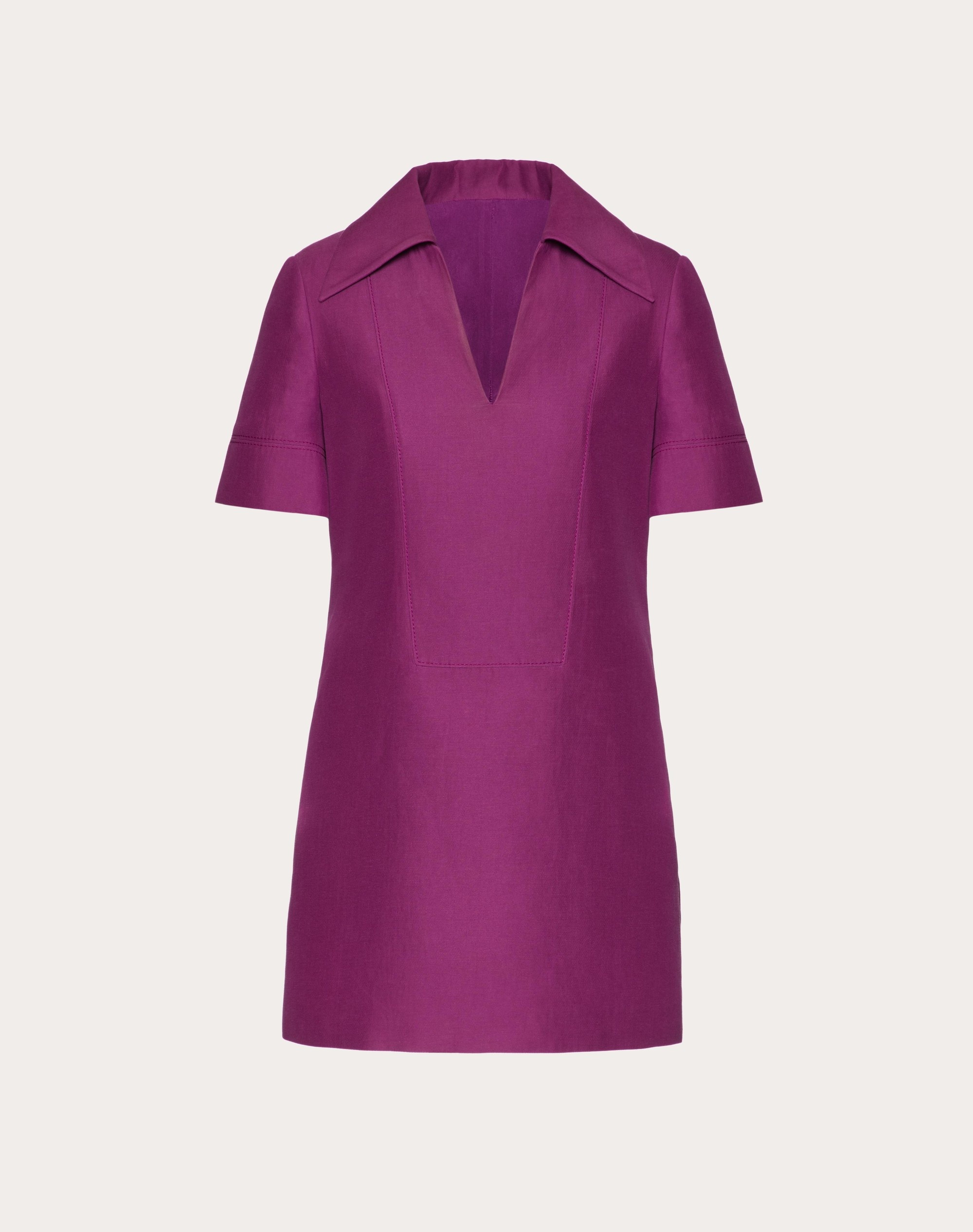 CREPE COUTURE COTTON DRESS - 1