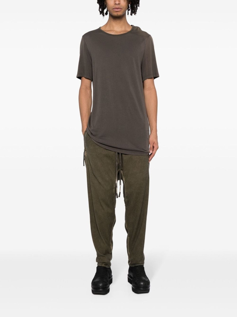Boris Bidjan Saberi drop-crotch drawstring trousers outlook