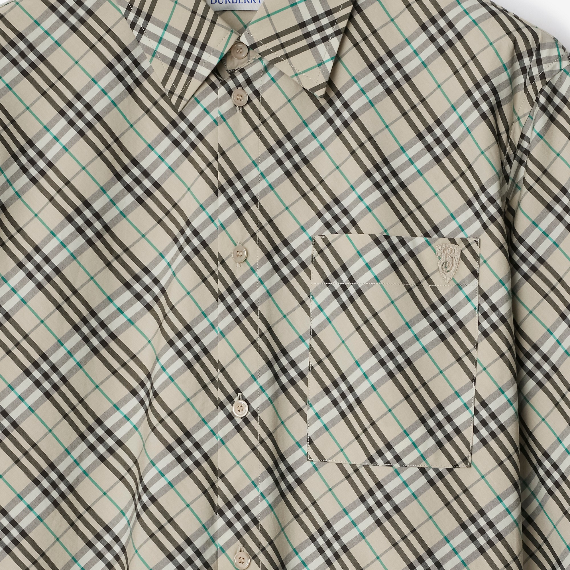 Relaxed Fit Check Cotton Shirt - 5