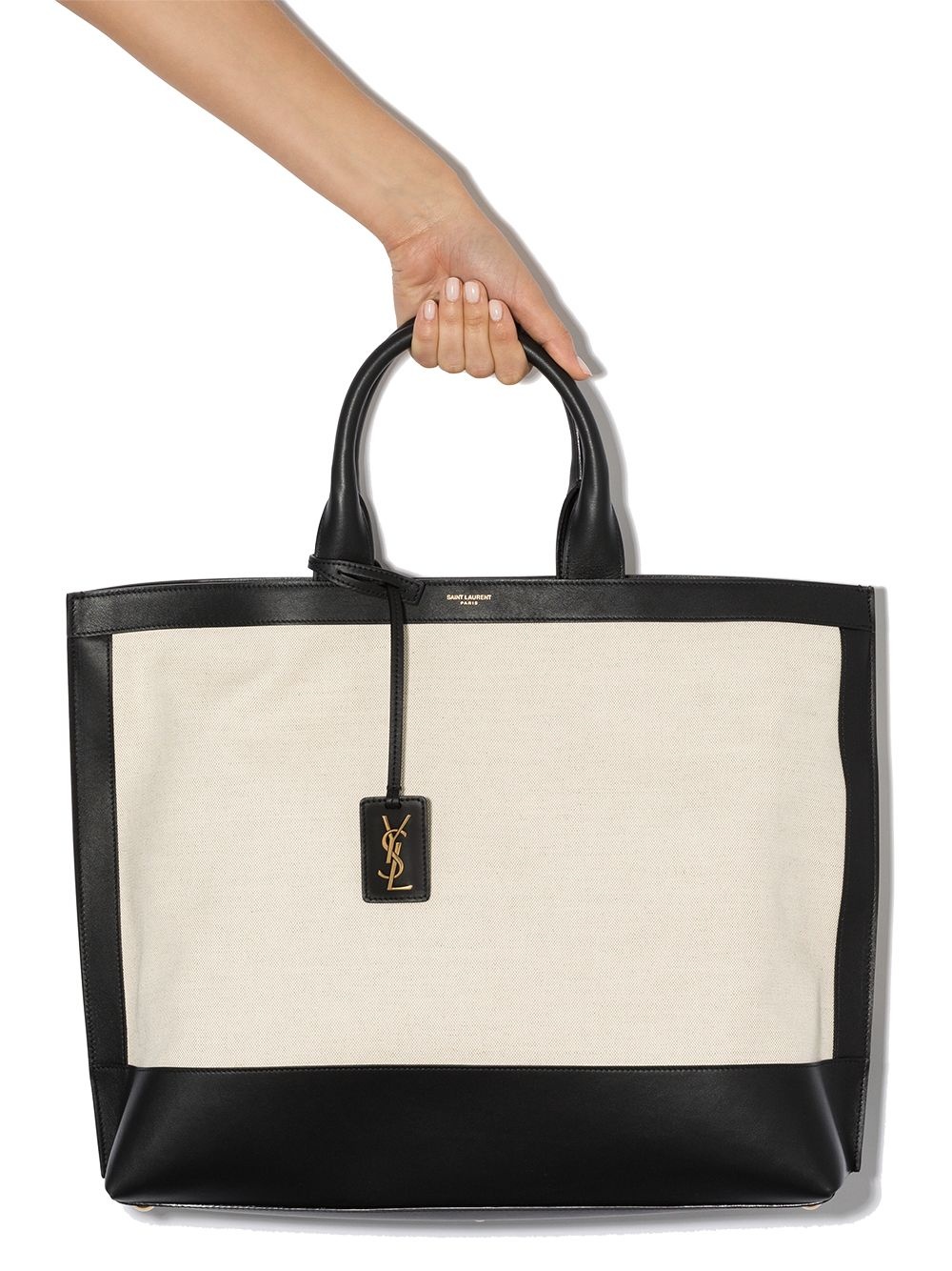 Cabas two-tone tote bag - 3