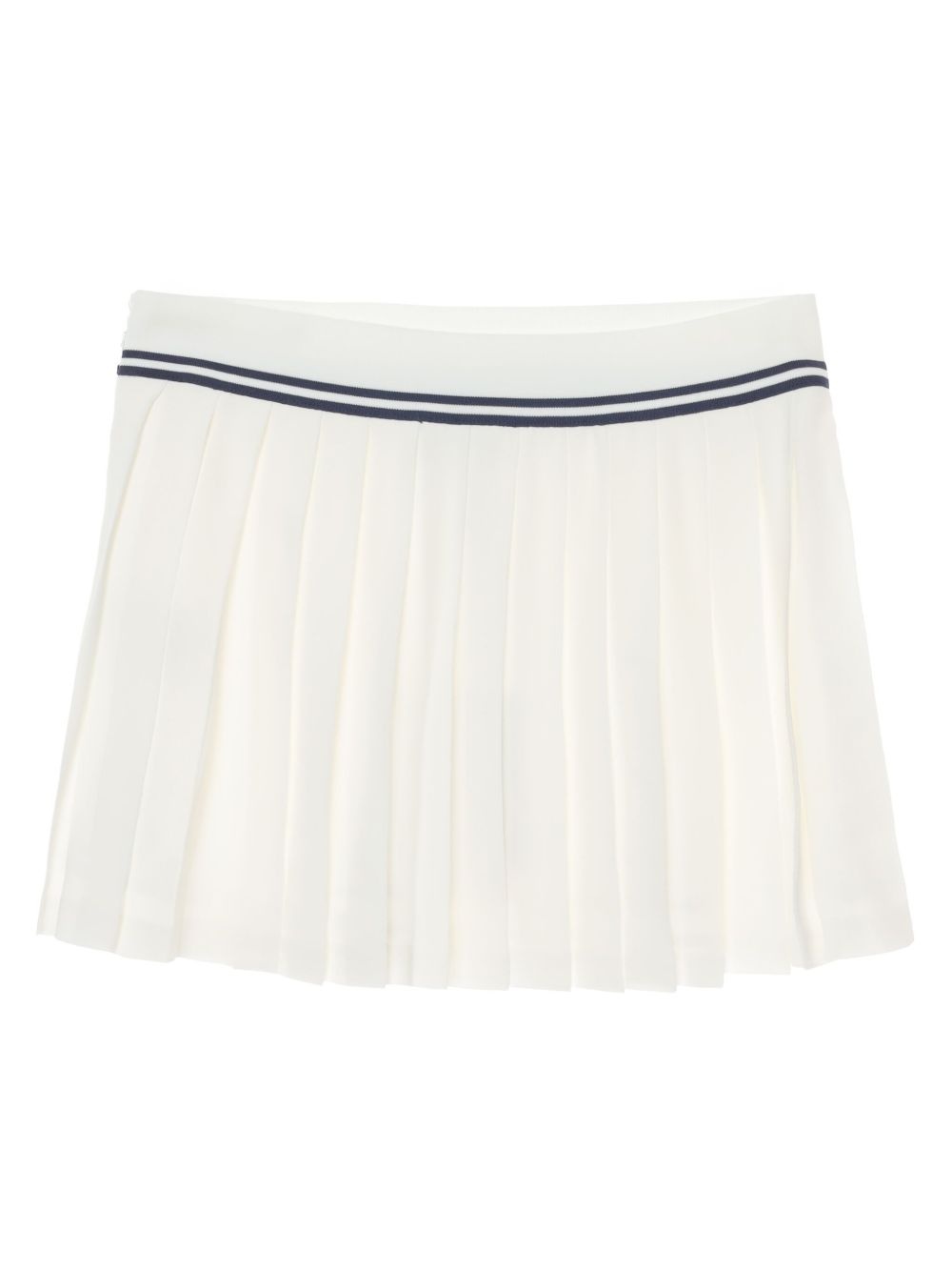 logo pleated skirt - 6