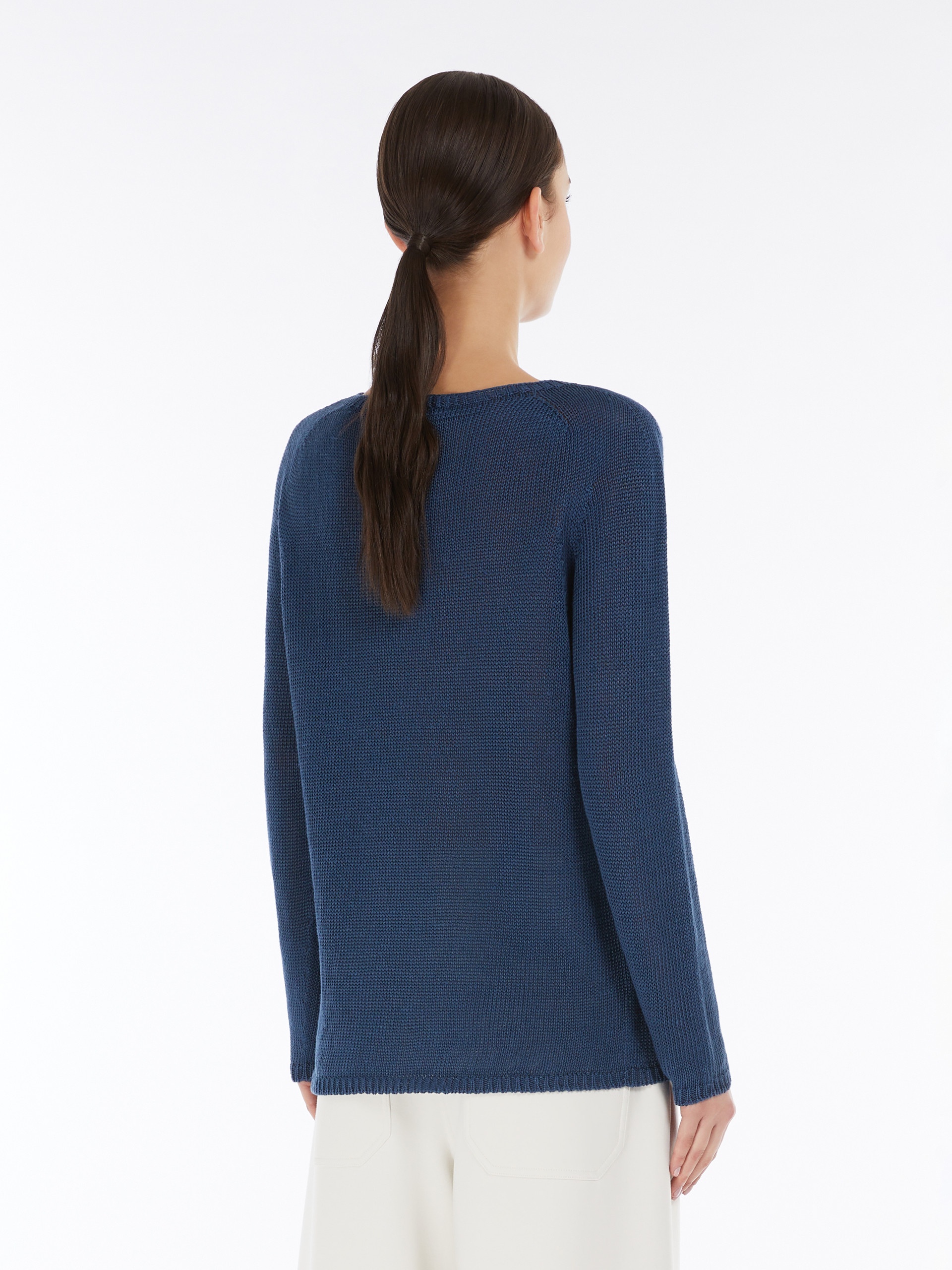 GIOLINO Long-sleeved linen sweater - 4