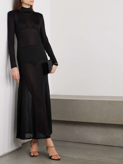 TOM FORD Jersey turtleneck gown outlook