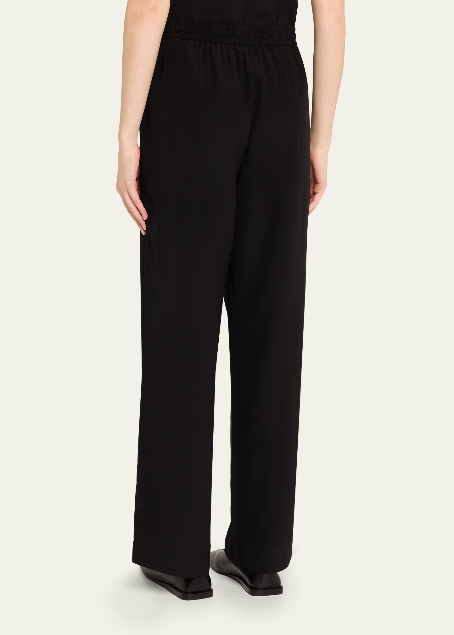 Silk Drawstring Trousers - 3