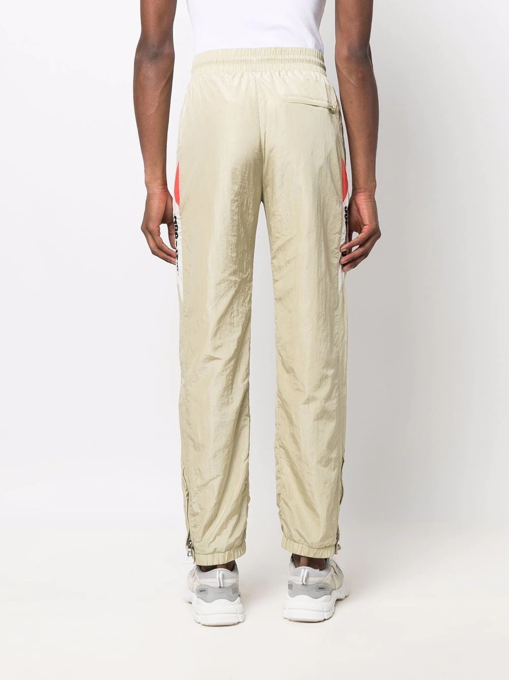 stripe-side tech track pants - 4