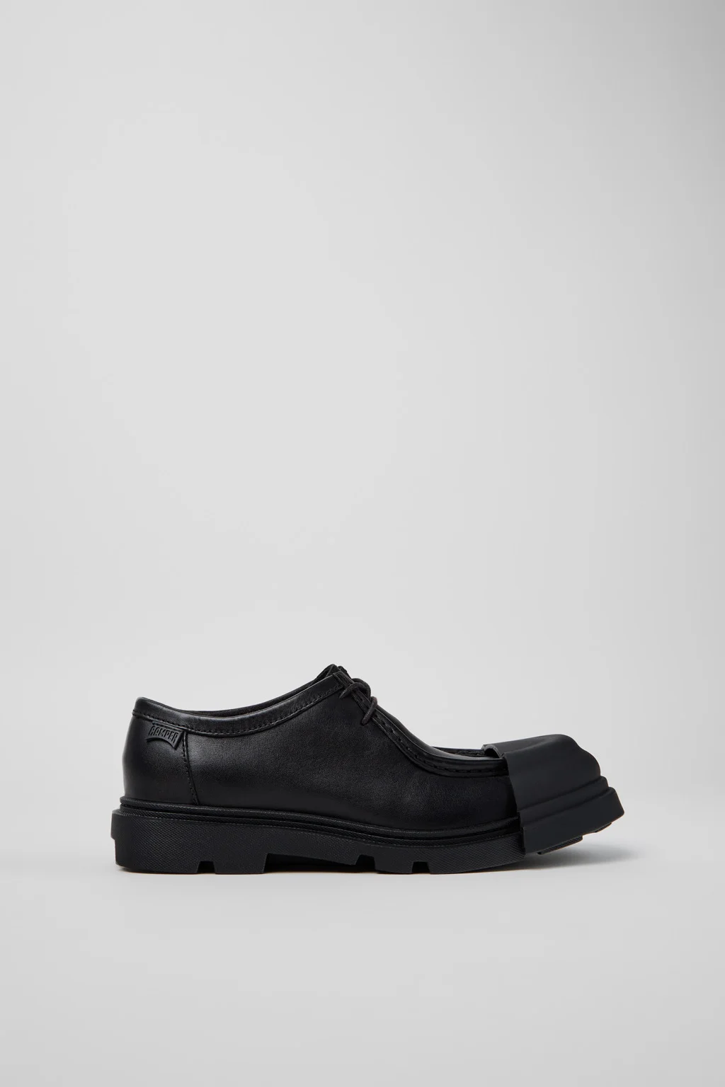 Junction Black Leather Shoes for Women. - 1