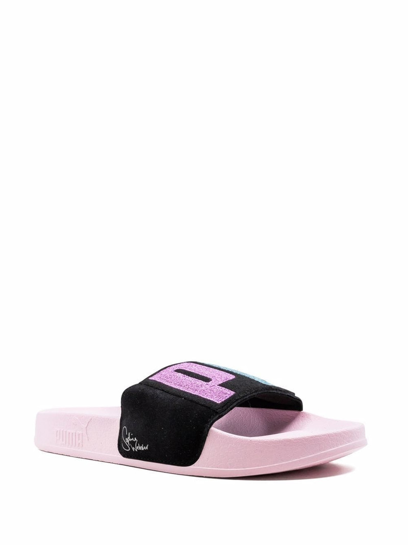 PUMA x Sophia Webster Leadcat suede slides outlook