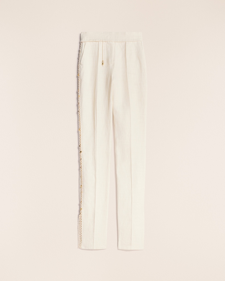 Le pantalon Tibau brodé - 1