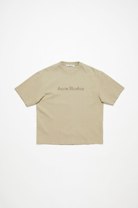 Acne Studios Logo t-shirt - Relaxed fit - Sand beige